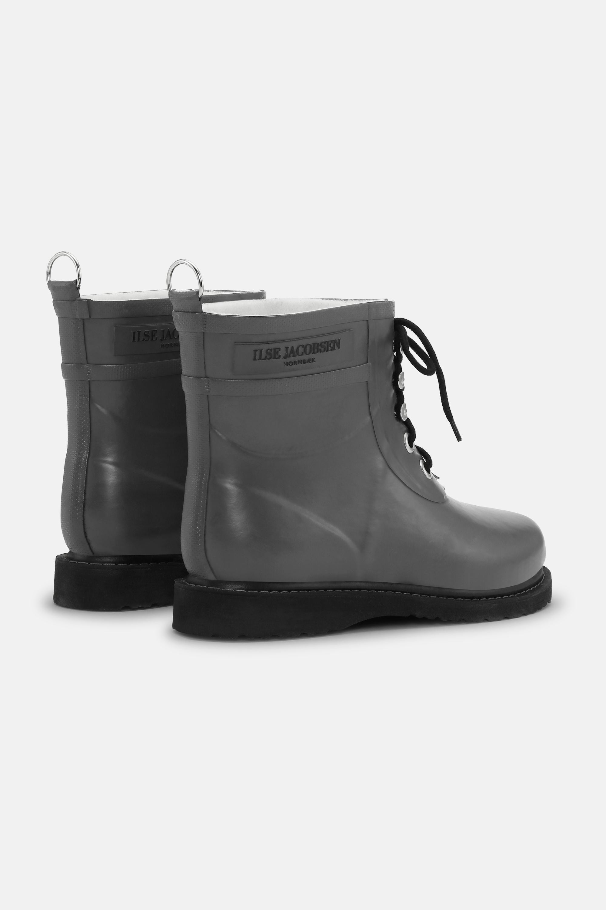 Short Rubber Boots - Grey
